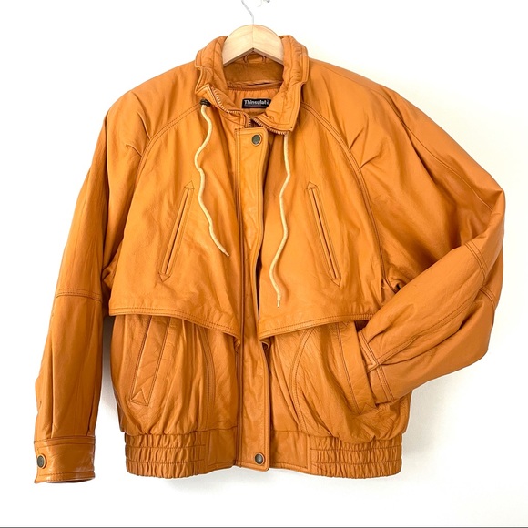 Wilsons Leather Jackets & Blazers - 80’s Vintage WILSONS Genuine Leather Bomber Jacket- M